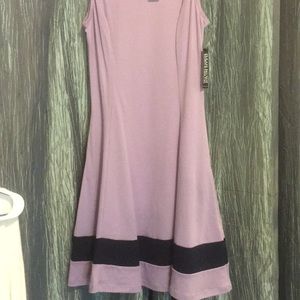 Lavender and Navy Dress from New York and Co.